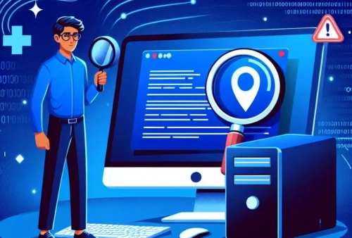 "Ilustrasi langkah-langkah mengatasi masalah pembaruan driver AMD yang gagal atau macet, termasuk tampilan layar kesalahan dan solusi perbaikan."