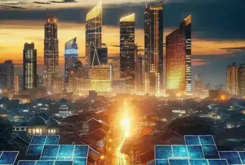 "Proyek Smart Lighting Berbasis Energi Surya di Kota Denpasar: Penerangan jalan modern yang ramah lingkungan dan efisien energi, mendukung keberlanjutan kota."